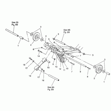 FRONT TORQUE ARM ASSEMBLY WIDETRAK GT / X932061 (4924722472020A)