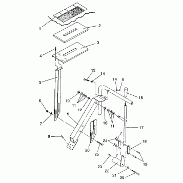 SHIFT LINKAGE ASSEMBLY WIDETRAK GT / X932061 (4924722472027A)