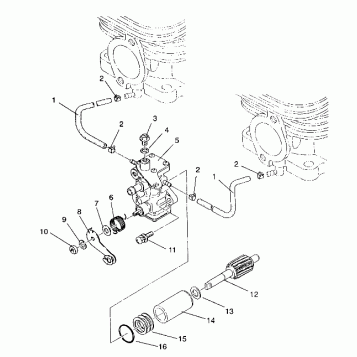 OIL PUMP ASSEMBLY WIDETRAK GT / X932061 (4924722472033A)