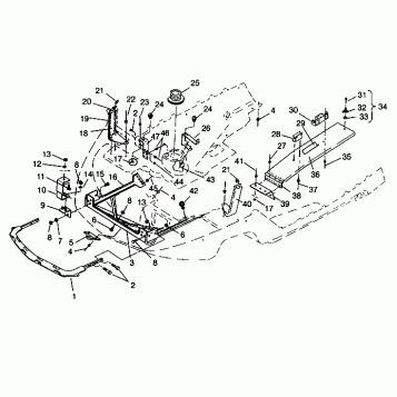 NOSEPAN ASSEMBLY CLASSIC 0942865 and  CLASSIC TOURING 0942875 (4924962496008A)