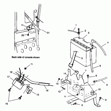 BATTERY BOX CLASSIC 0942865 and  CLASSIC TOURING 0942875 (4924962496012A)