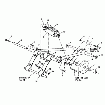 FRONT TORQUE ARM CLASSIC 0942865 and  CLASSIC TOURING 0942875 (4924962496027A)