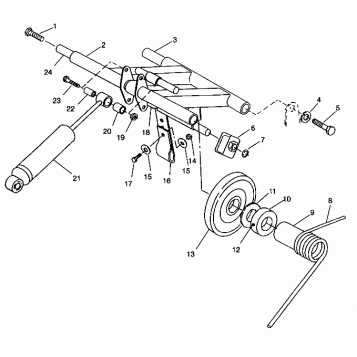 REAR TORQUE ARM CLASSIC 0942865 and  CLASSIC TOURING 0942875 (4924962496028A)