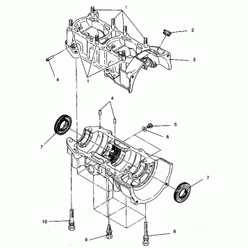 CRANKCASE ASSEMBLY CLASSIC 0942865 (4924962496038A)