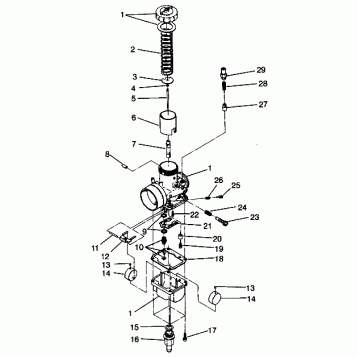 CARBURETOR ASSEMBLY CLASSIC 0942865 (4924962496044A)