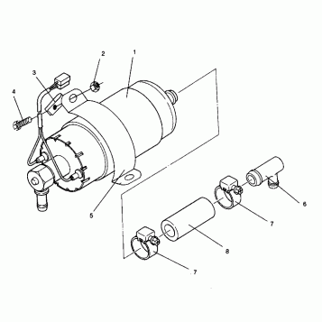 FUEL PUMP CLASSIC TOURING 0942875 (4924962496046A)