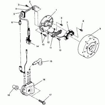 MAGNETO ASSEMBLY CLASSIC 0942865 and  CLASSIC TOURING 0942875 (4924962496048A)