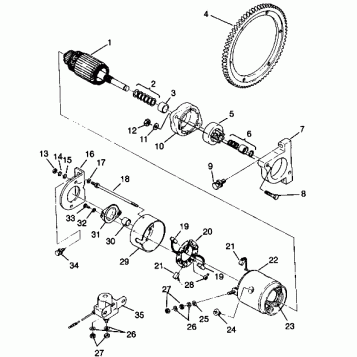 STARTING MOTOR CLASSIC 0942865 and  CLASSIC TOURING 0942875 (4924962496051A)