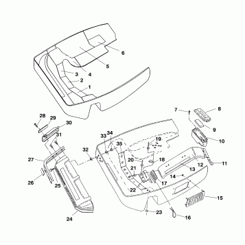 NOSEPAN ASSEMBLY - 0940761 (4924972497a010)