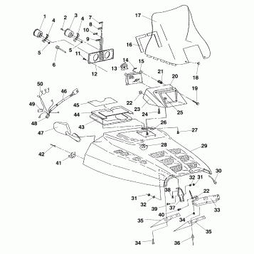 HOOD ASSEMBLY - 0940761 (4924972497a011)