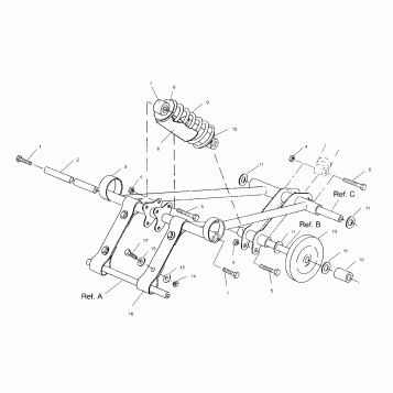 FRONT TORQUE ARM - 0940761 (4924972497c001)