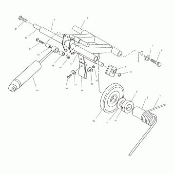 REAR TORQUE ARM - 0940761 (4924972497c002)