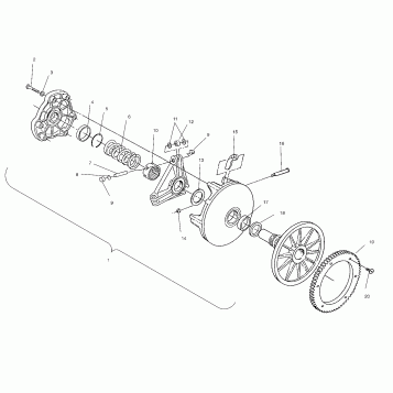 DRIVE CLUTCH - 0940761 (4924972497c003)