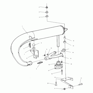 EXHAUST SYSTEM - 0940761 (4924972497c006)