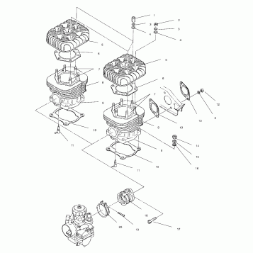 CYLINDER ASSEMBLY - 0940761 (4924972497c010)