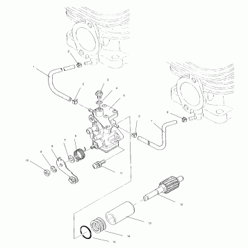 OIL PUMP ASSEMBLY - 0940761 (4924972497c014)