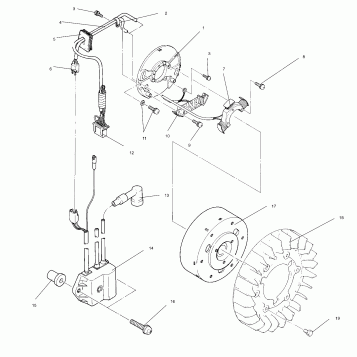 MAGNETO ASSEMBLY - 0940761 (4924972497d001)