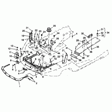 NOSEPAN ASSEMBLY 500 EFI 0942774 and EFI SKS 0942574 (4924982498004A)