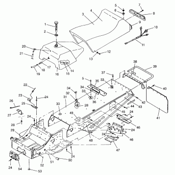 TUNNEL and SEAT ASSEMBLY LITE 0943433,STARLITE 0943427 and  LITE DELUXE 094 (4924992499001A)