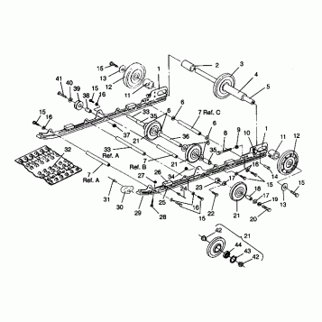 SUSPENSION ASSEMBLY LITE 0943433,STARLITE 0943427 and  LITE DELUXE 0943431 (4924992499019A)