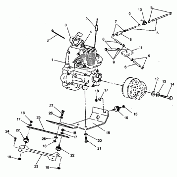 ENGINE MOUNTING STARLITE 0943427 (4924992499026A)
