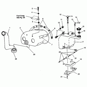 OIL TANK / AIR BOX ASSEMBLY LITE 0943433 and  LITE DELUXE 0943431 (4924992499029A)