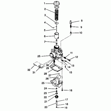 CARBURETOR ASSEMBLY STARLITE 0943427 (4924992499038A)