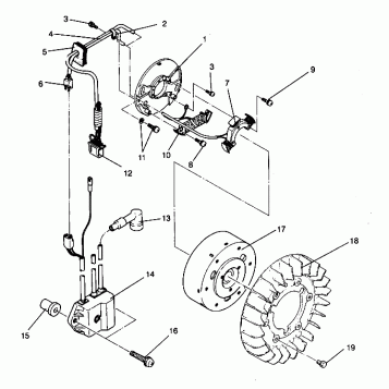 MAGNETO ASSEMBLY LITE 0943433,STARLITE 0943427 and  LITE DELUXE 0943431 (4924992499041A)