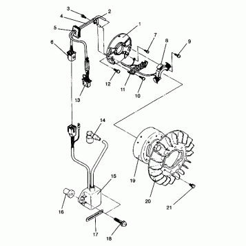 MAGNETO ASSEMBLY STARLITE 0943427 (4924992499042A)