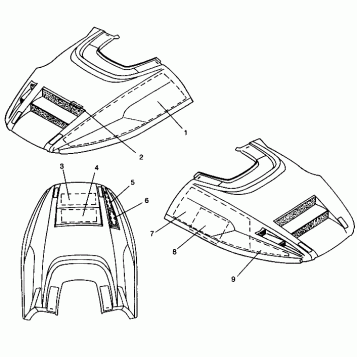 HOOD - FOAM/FOIL LITE GT 0943133 and STARLITE GT 0943127 (49250125010009)