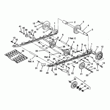 SUSPENSION ASSEMBLY LITE GT 0943133 and STARLITE GT 0943127 (49250125010017)