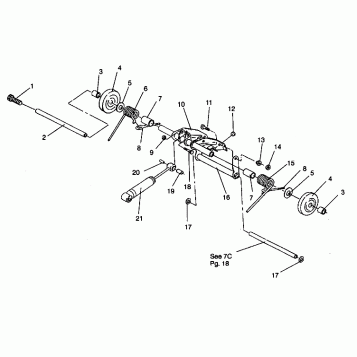 REAR TORQUE ARM ASSEMBLY LITE GT 0943133 and STARLITE GT 0943127 (49250125010020)