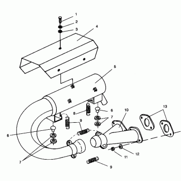 EXHAUST SYSTEM LITE GT 0943133 (49250125010025)