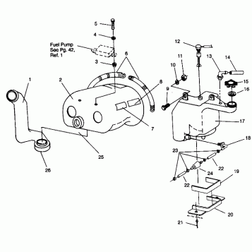 OIL TANK / AIR BOX ASSEMBLY LITE GT 0943133 (49250125010027)