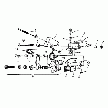 BRAKE ASSEMBLY LITE GT 0943133 and STARLITE GT 0943127 (49250125010029)