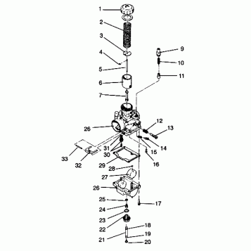 CARBURETOR ASSEMBLY STARLITE GT 0943127 (49250125010037)