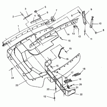 NOSEPAN ASSEMBLY XLT 0940767, XLT SP 0940667 & XLT SKS 0940567 (4925022502005A)