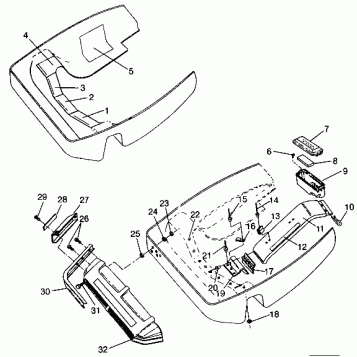 NOSEPAN ASSEMBLY XLT 0940767, XLT SP 0940667 & XLT SKS 0940567 (4925022502006A)