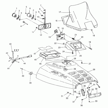 HOOD ASSEMBLY XLT 0940767, XLT SP 0940667 & XLT SKS 0940567 (4925022502007A)