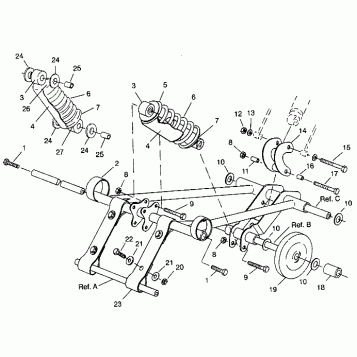 FRONT TORQUE ARM ASSEMBLY XLT 0940767, XLT SP 0940667 & XLT SKS 0940567 (4925022502023A)