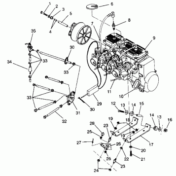 ENGINE MOUNTING XLT 0940767, XLT SP 0940667 & XLT SKS 0940567 (4925022502027A)