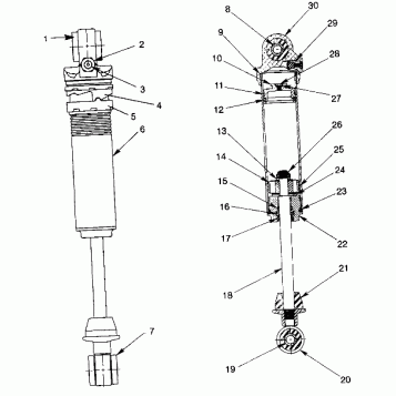 FOX SHOCK - IFS LH, RH XLT SP 0940667 (4925022502031A)