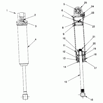 FOX SHOCK, GAS - REAR XLT SP 0940667 (4925022502033A)