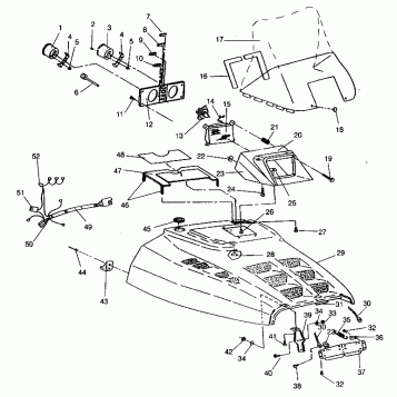 HOOD ASSEMBLY Storm 0940782 and Storm SKS 0940582 (4925032503005A)