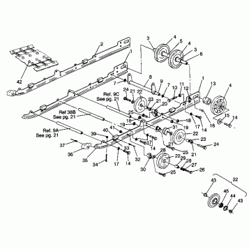 SUSPENSION ASSEMBLY Storm 0942770 and Storm SKS 0942570 (4925032503019A)
