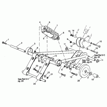 FRONT TORQUE ARM ASSEMBLY Storm 0940782 and Storm SKS 0940582 (4925032503021A)