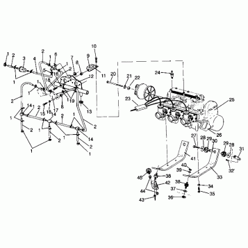 ENGINE MOUNTING Storm 0940782 and Storm SKS 0940582 (4925032503025A)