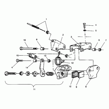 BRAKE ASSEMBLY WIDETRAK LX 0942064 (49250425040016)