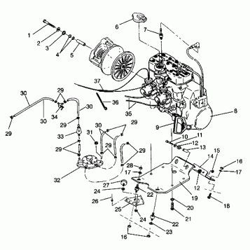 ENGINE MOUNTING WIDETRAK LX 0942064 (49250425040025)