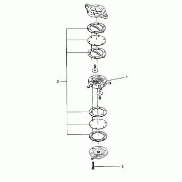 FUEL PUMP WIDETRAK LX 0942064 (49250425040035)